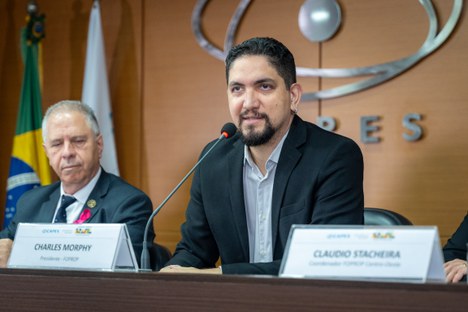 Ex-bolsista, Charles Morphy frequenta a CAPES como presidente do Foprop (Crédito: Julia Prado - CGCOM/CAPES)