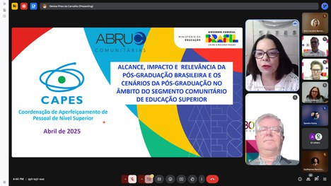 Imagem: Print da tela de reunião (Divulgação)