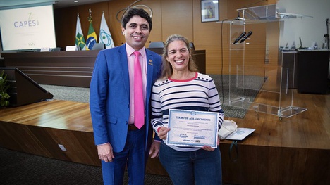 Camila Indiane de Oliveira, da Fiocruz, foi reconduzida ao mandato. Foto: Yas Fonseca/CAPES