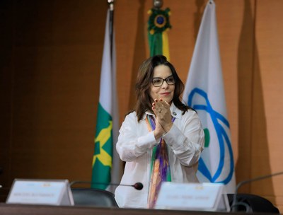 Imagem: Denise Pires de Carvalho, presidente da CAPES (Naiara Demarco - CGCOM/CAPES)