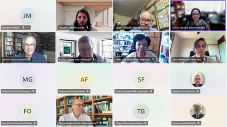 Imagem: Print da tela de reunião (Divulgação)