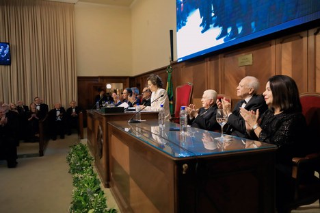Imagem: Evento de posse na Academia Nacional de Medicina (ANM) (Naiara Demarco - CGCOM/CAPES)