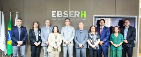 Imagem: Reunião CAPES e Ebserh (Ester Cruz - CGCOM/CAPES)