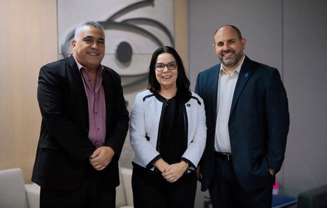 CAPES recebe Reitor da UFMS (Naiara Demarco - CGCOM/CAPES)