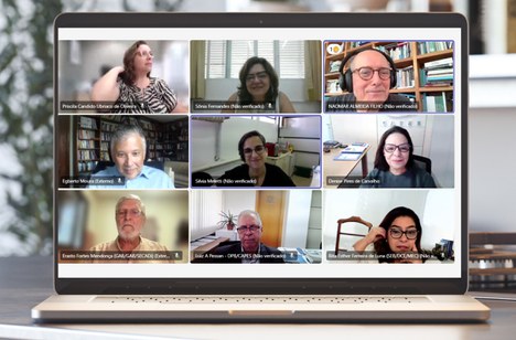 Imagem: Print da tela de reunião (Divulgação)