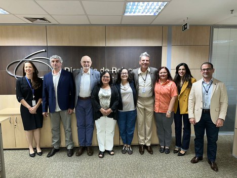 Imagem: Ministra de Educação e Cultura do Uruguai visita a CAPES   (Julia Prado - CGCOM/CAPES)