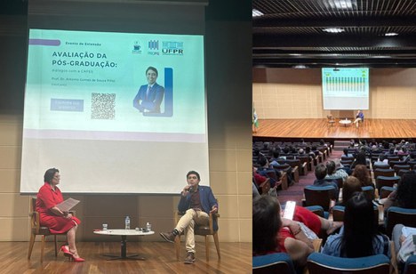 Imagem: Antonio Gomes de Souza Filho explicou diretrizes da avaliação a coordenadores de programas de pós-graduação da UFPR (Divulgação)