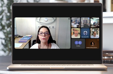 Imagem: Print da tela de reunião (Divulgação)