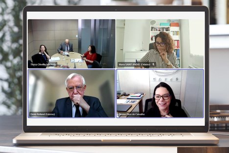 Imagem: Print da tela da reunião (Divulgação)