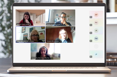 Imagem: Print da tela de reunião (Divulgação)