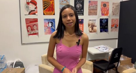 Imagem: Emanuelly da Silva Ferreira, bolsista do Pibid (João Mendes - CGCOM/CAPES)