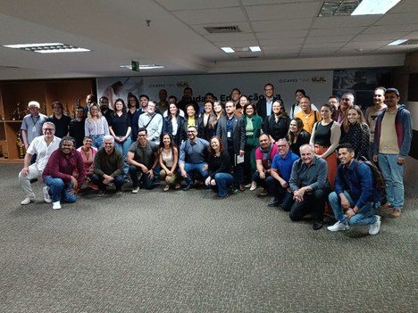 Imagem: Coordenadores do ProfMat reuniram-se na CAPES (Guilherme Pera - CGCOM/CAPES)