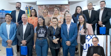 Imagem: Dirigentes da CAPES no lançamento da Rede de Pesquisa e Desenvolvimento na Amazônia Legal. Foto: Divulgação.