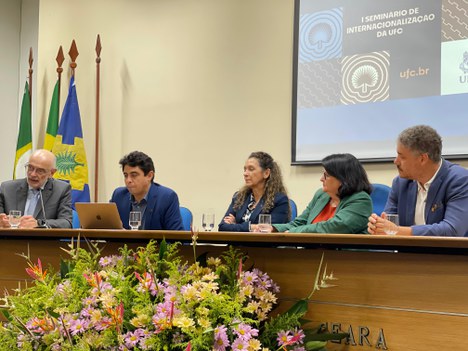 Imagem: I Seminário de Internacionalização, promovido pela Universidade Federal do Ceará - UFC (Divulgação)