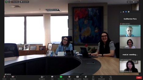 Imagem: Print da tela de reunião (Divulgação)