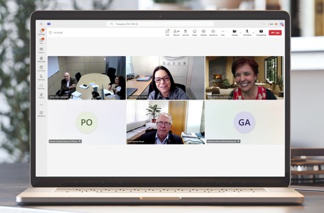 Imagem: Print da tela de reunião (Divulgação)