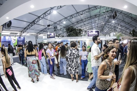 Imagem: Estande da CAPES (Ester Cruz - CGCOM/CAPES)