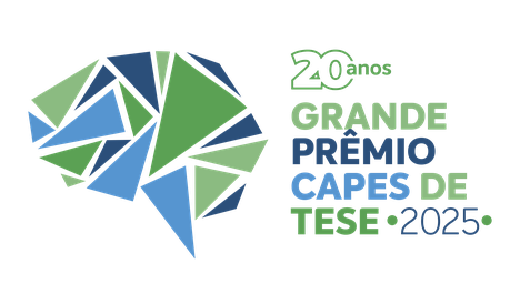 Imagem: Marca dos 20 anos do Prêmio CAPES de Tese (CGCOM/CAPES)