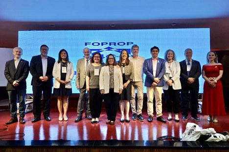 Imagem: Presidente, diretores e coordenadores da CAPES participaram do 41º Enprop (Mariana Martins - CAPES/MEC)