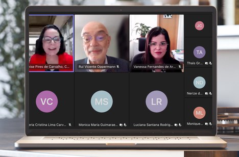 Imagem: Print da tela de reunião (Divulgação)
