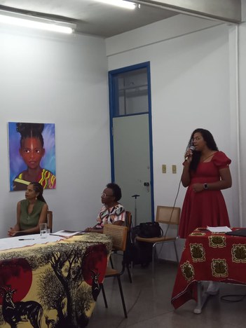 Imagem: Pesquisadora estuda permanência de estudantes negros cotistas na UFMT (Arquivo pessoal)