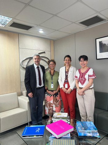 Imagem: Reunião entre CAPES e Senad/MJSP (Naiara Demarco - CGCOM/CAPES)