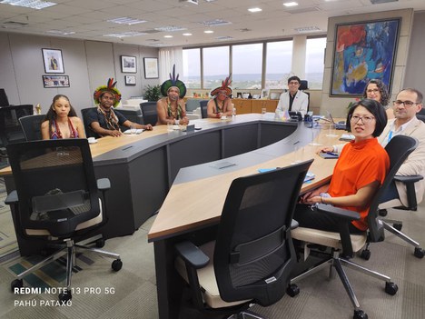 Imagem: CAPES recebe lideranças indígenas Pataxó (Divulgação)