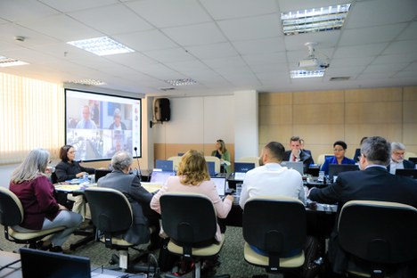 Imagem: Registro da reunião (Ester Cruz - CGCOM/CAPES)