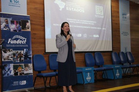 Imagem: Camila Itavo, reitora da UFMS (Divulgação)