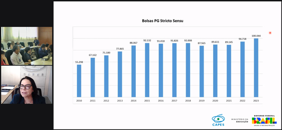 Print da tela durante a reunião (Divulgação)