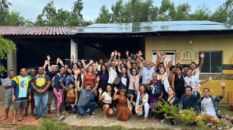 Imagem: Na programação, foram realizadas visitas técnicas a territórios indígenas (Olivia Alio - IRD)