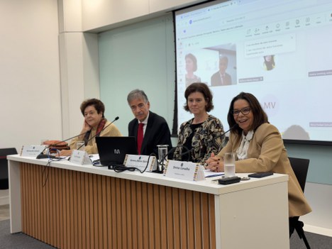 Imagem: Presidente da CAPES, Denise Pires de Carvalho, participou da abertura do workshop sobre Ciência Aberta realizado pelo MCTI e a CGU (Julia Prado - CGCOM/CAPES)