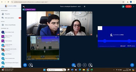 Imagem: Print da tela durante a reunião (Divulgação)