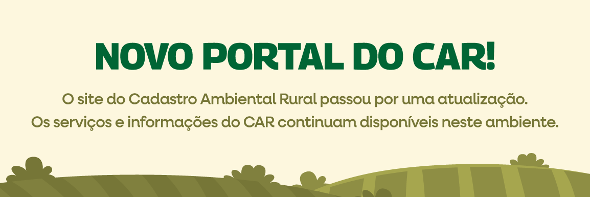 Novo Portal do CAR