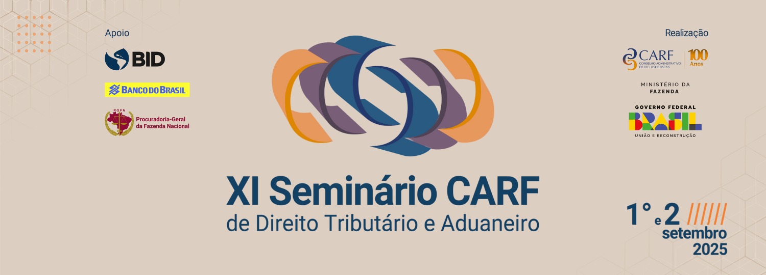 Banner seminário CARF 2025