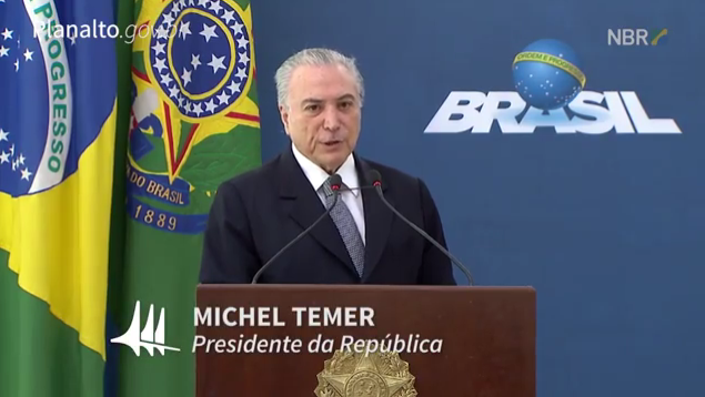 Presidente Michel Temer