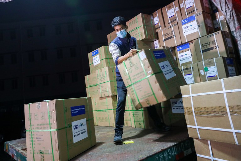 Doação de EPIs - 8º voo