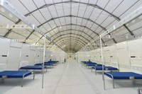 Hospital de campanha: estrutura da unidade de Águas Lindas é entregue dentro do prazo