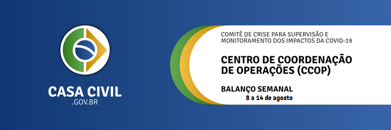 Balanço de medidas do Governo Federal - 8 a 14 de agosto