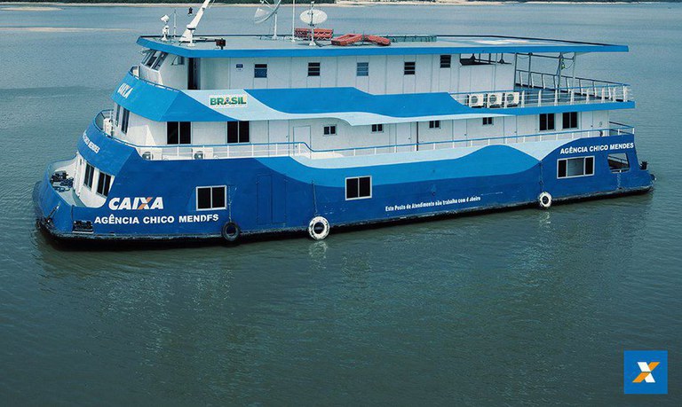 Populações ribeirinhas do Pará e Amazonas recebem beneficio por meio de agências-barco