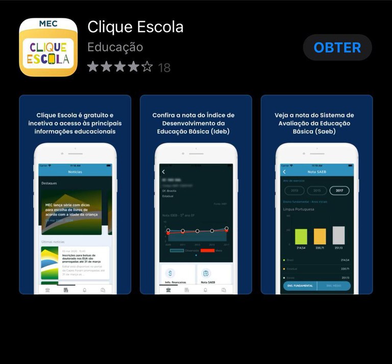 Clique Escola: transparência a dados educacionais e financeiros de mais de 180 mil escolas do País