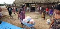 Cerca de 425 mil cestas de alimentos distribuídas para povos indígenas