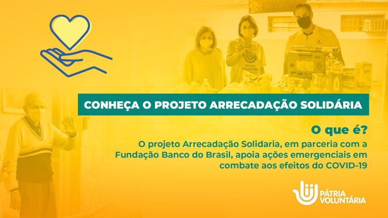 Entenda como é feita a prestação de contas do Projeto Arrecadação Solidária