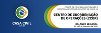 Balanço da 27ª semana do Centro de Coordenação das Operações do Comitê de Crise da Covid-19