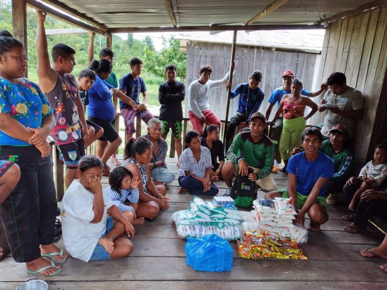 Funai distribui mais de 418 mil cestas a famílias indígenas