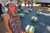 Mais de 420 mil cestas básicas já foram distribuídas para famílias indígenas