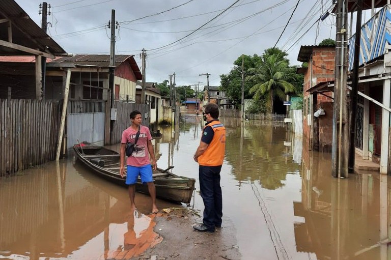 Governo Federal presta apoio às famílias atingidas por enchentes no Acre