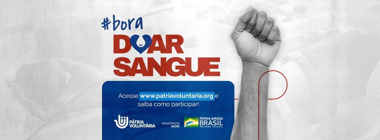 Lançada a campanha "Bora Doar Sangue"