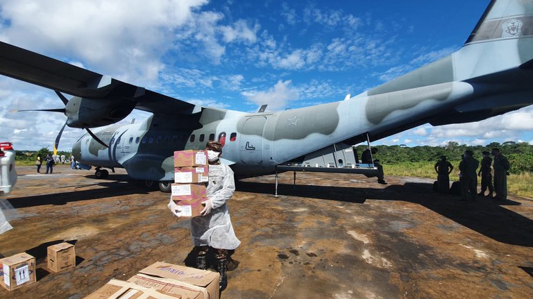 Operação Covid-19: entregues 3,8 toneladas de medicamentos ao Amazonas
