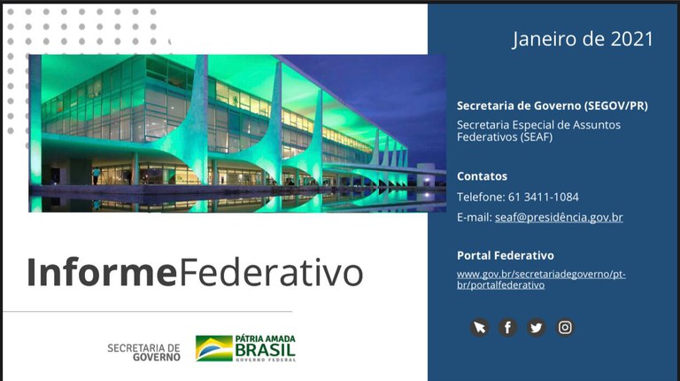 InformeFederativo: publicação orienta gestores estaduais e municipais de todo o País